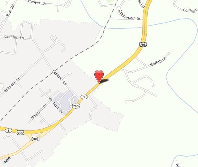 Location Map: 3085 Sparta St McMinnville, TN 37110